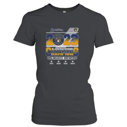 2023 Nl Central Division Champions Milwaukee Brewers 2011-2023 T-shirt T-Shirt Hoodie