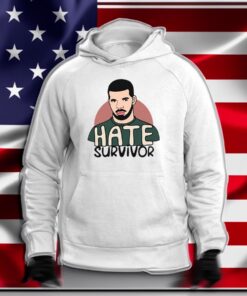 Drake Hate Survivor Hoodies White