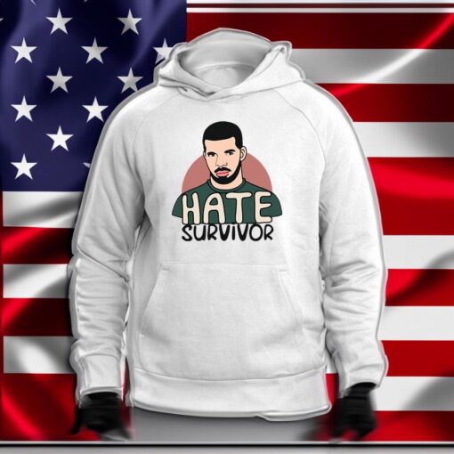 Drake Hate Survivor Hoodies White