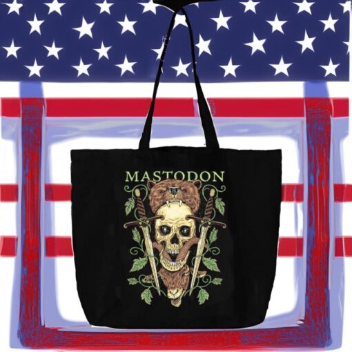 Mastodon Wild Stack Funny Totes