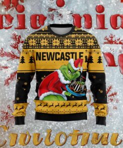 Personalized EPL Newcastle Grinch Ugly Sweater All Over Print For Fan