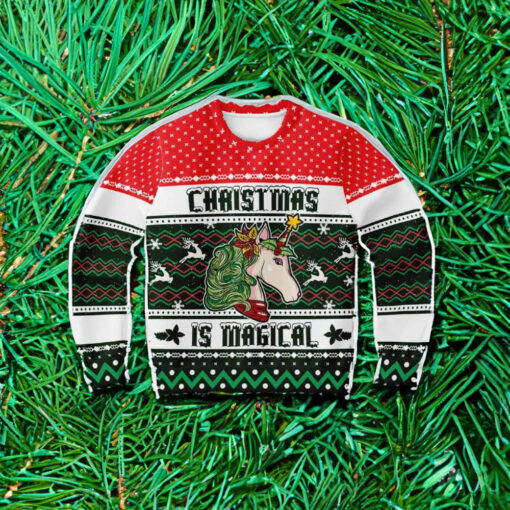 Unicorn Christmas Is Magical Ugly Christmas Sweater