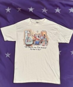 Vintage 1986 Comedy joke tee The Far Side T-shirt Mr Osborne