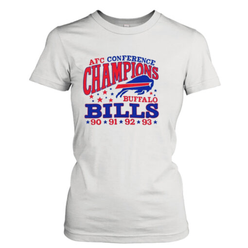 Afc Conference Champions Buffalo Bills 90 91 92 93  T-Shirt Hoodie