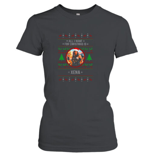 All I Want For Christmas Is Xena shirt T-Shirt Hoodie