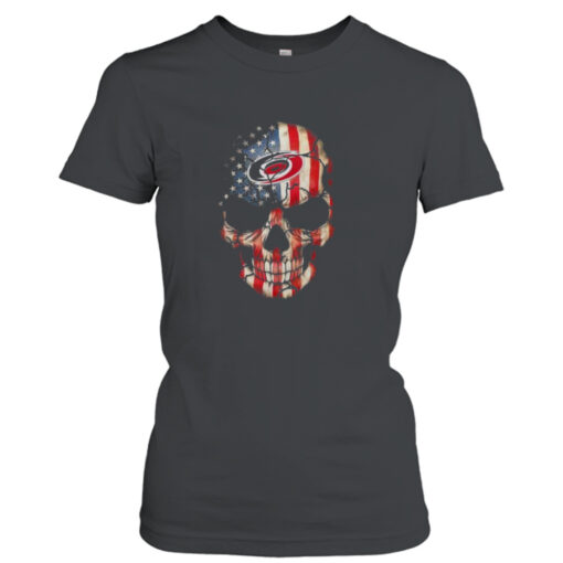 American Flag Skull Carolina Hurricanes 2023 shirt T-Shirt Hoodie