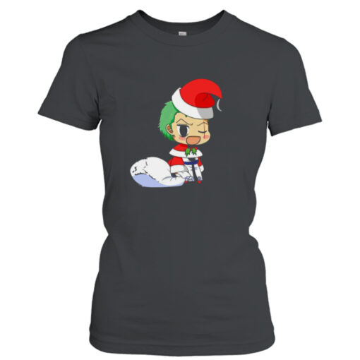 Anime Christmas One Piece Zoro shirt T-Shirt Hoodie