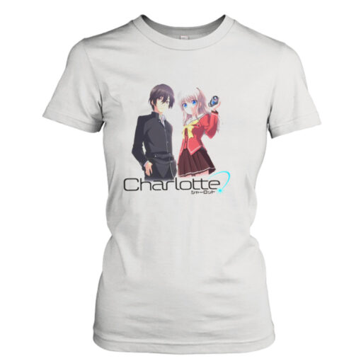 Anime Logo Kanji Text Charlotte  T-Shirt Hoodies