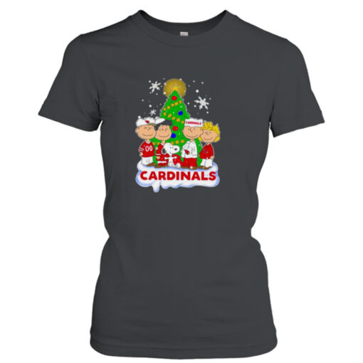 Arizona Cardinals The Peanuts Christmas Tree Sweatshirt T-Shirt Hoodie