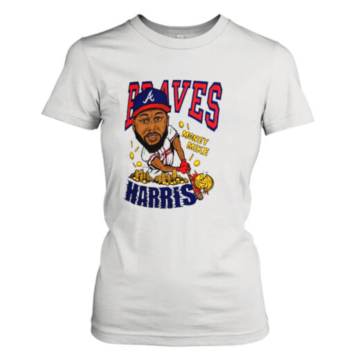 Atlanta Braves Michael Harris Ii Homage Caricature Tri-blend T-shirt T-Shirt Hoodie