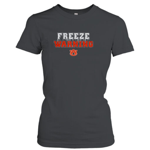 Auburn Football Freeze Warning  T-Shirt Hoodie