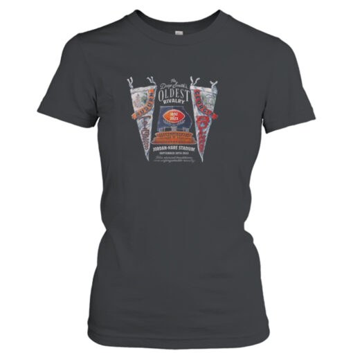 Auburn Tigers Vs Georgia Bulldogs The Deep South’s Oldest Rivalry Jordan-Hare Stadium September 30th 2023 T- T-Shirt Hoodie