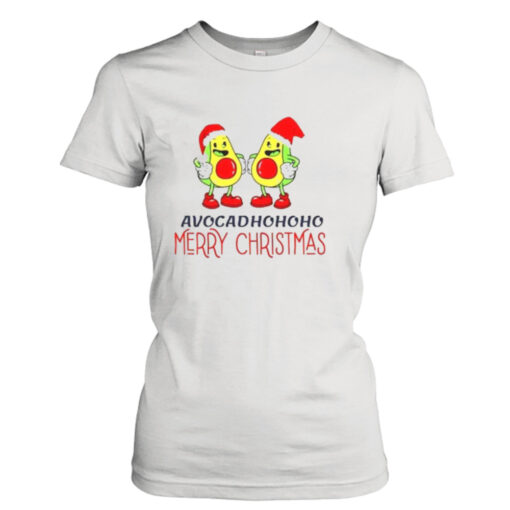 Avocadhohoho Merry Christmas shirt T-Shirt Hoodie