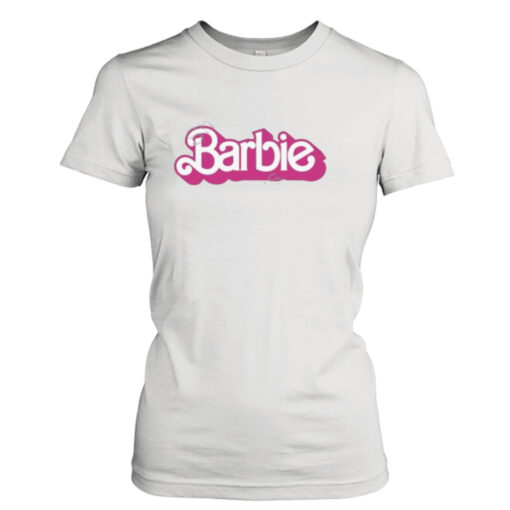 Barbie the movie logo pink  T-Shirt Hoodies