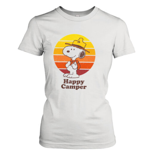 Beagle Scout Happy Camper Peanuts Snoopy  T-Shirt Hoodies