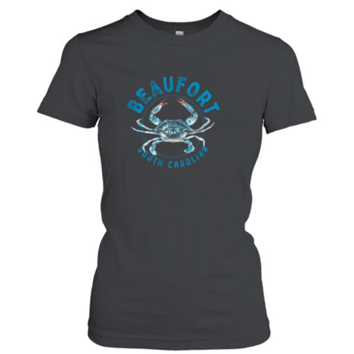 Beaufort South Carolina Blue Crab Design shirt T-Shirt Hoodie