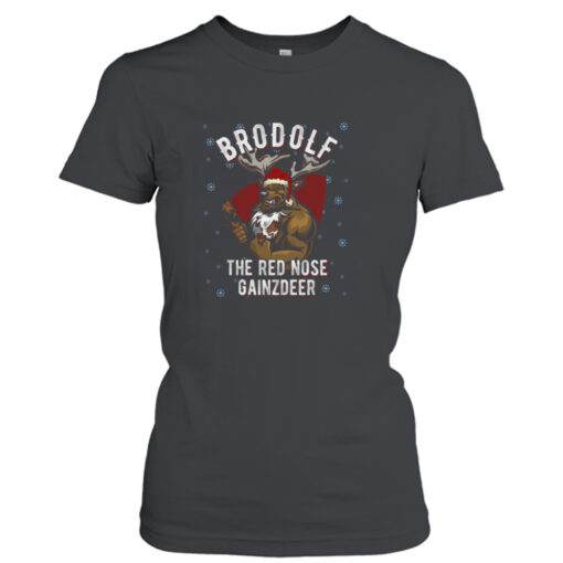 Bodybuilding Brodolf Red Nose Gym shirt T-Shirt Hoodie