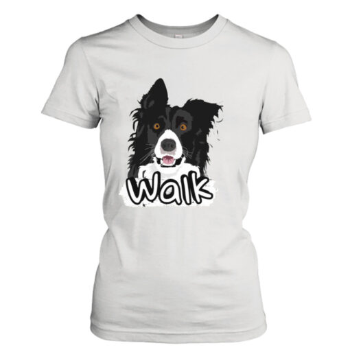 Border Collie Walk Christmas shirt T-Shirt Hoodie