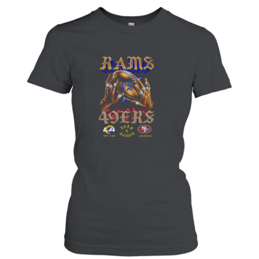 BORN X RAISED + RAMS 49ERS HEAD TO HEAD TEE T-Shirt Hoodie