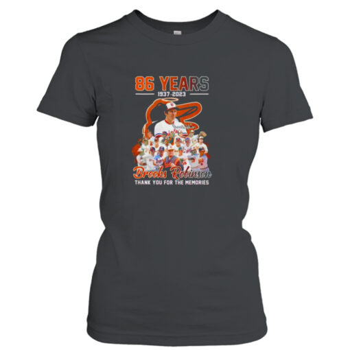 Brooks Robinson 86 years thank you for the memories shirt T-Shirt Hoodie