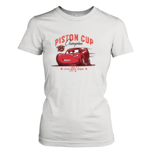 Cars Movie 3 Lightning Mcqueen 95 Piston Cup Champ  T-Shirt Hoodies