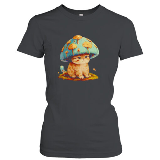 Cat mushroom hat aesthetic shirt T-Shirt Hoodie