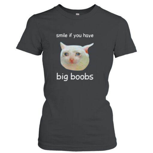 Cat smile if you have big boobs shirt T-Shirt Hoodie