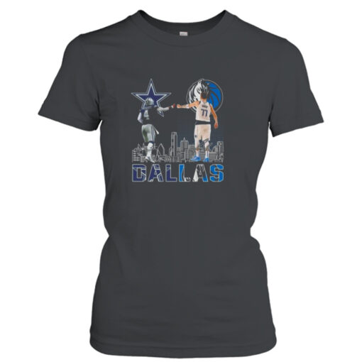 Dallas City Sports Prescott And Doncic City Champion Signatures 2023  T-Shirt Hoodie