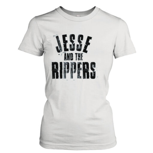 Full House Black Text Jesse And The Rippers  T-Shirt Hoodies