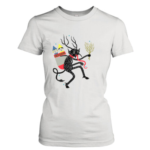 Krampus The Christmas Devil Retro Krampus Christmas Design shirt T-Shirt Hoodie