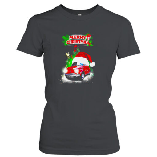 Red Fiat 500 For Christmas shirt T-Shirt Hoodie