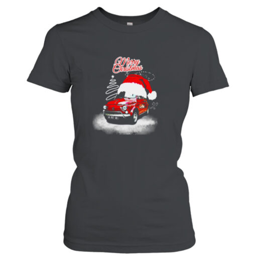 Red Fiat 500 For Christmas shirt T-Shirt Hoodie
