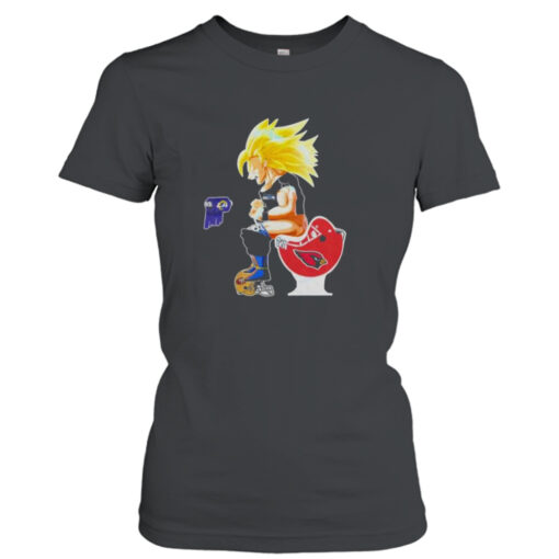 Son Goku Seattle Seahawks Shitting On Toilet Arizona Cardinals And Other Teams 2023 shirt T-Shirt Hoodie