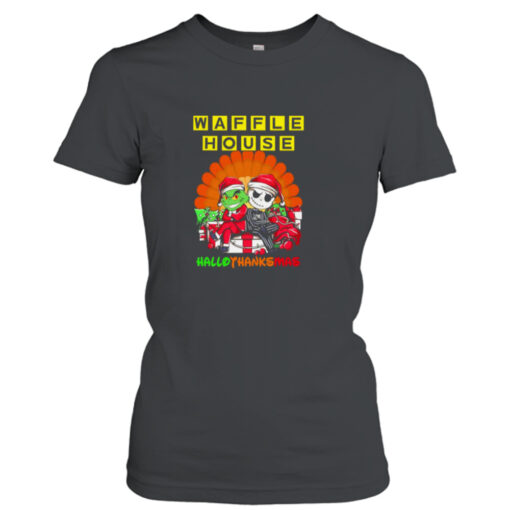 The Grinch Waffle House Hallothanksmas 2023  T-Shirt Hoodie