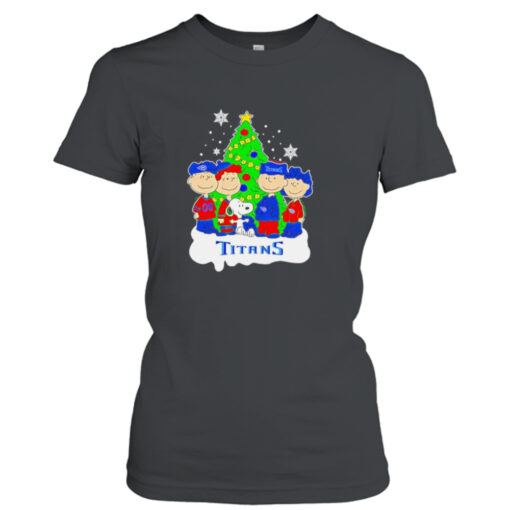 The Peanuts Characters Tennessee Titans Christmas 2023  T-Shirt Hoodie