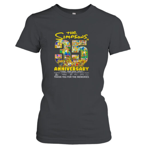 The Simpsons 35th Anniversary 1989 – 2024 Thank You For The Memories T- T-Shirt Hoodie