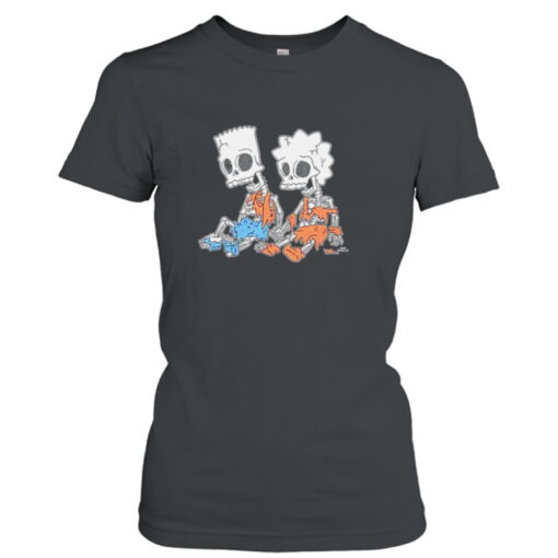 The Simpsons skeleton Bart and Lisa shirt T-Shirt Hoodie