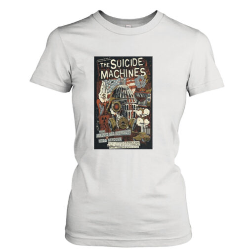 The suicide Machines dec 3 2023 Chicago Illinois art poster design t-shirt T-Shirt Hoodie