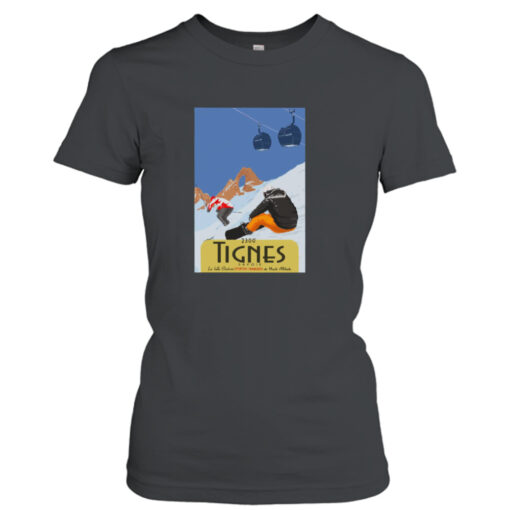 Tignes 2300 Vintage Style Ski shirt T-Shirt Hoodie