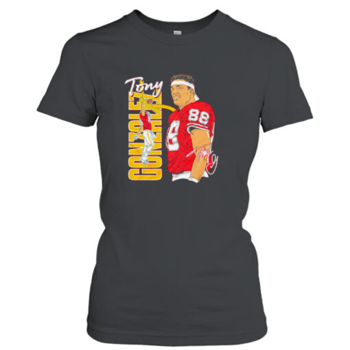 Tony Gonzalez Legend signature  T-Shirt Hoodies