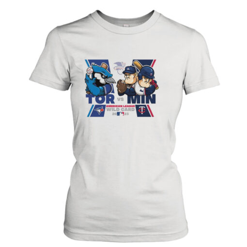 Toronto Blue Jays vs Minnesota Twins Mascot American League Wild Card 2023 T- T-Shirt Hoodie