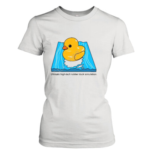 Turbo lento basic plastic duck ultimate high tech rubber duck simulation art t-shirt T-Shirt Hoodie