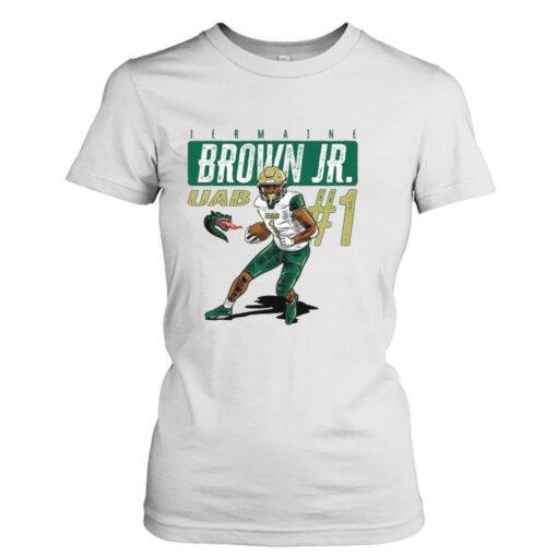 Uab Blazers Ncaa Football Jermaine Brown Caricature T- T-Shirt Hoodie