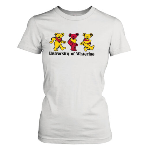 University Of Waterloo Bears White Background  T-Shirt Hoodies