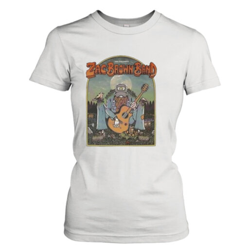 Vintage zac brown band from the fire tour 2023 art design t-shirt T-Shirt Hoodie