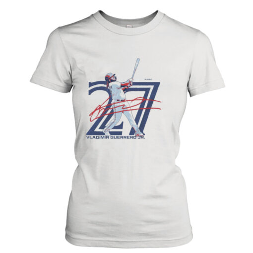 Vladimir Guerrero Jr. 27 Toronto Blue Jays signature  T-Shirt Hoodies