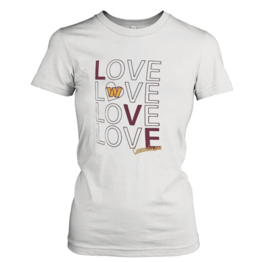 Washington Commanders G-III Love Graphic T- T-Shirt Hoodie