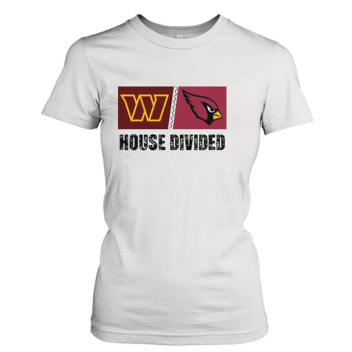 Washington Commanders vs Arizona Cardinals House Divided  T-Shirt Hoodie