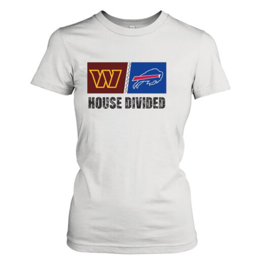 Washington Commanders vs Buffalo Bills House Divided  T-Shirt Hoodie