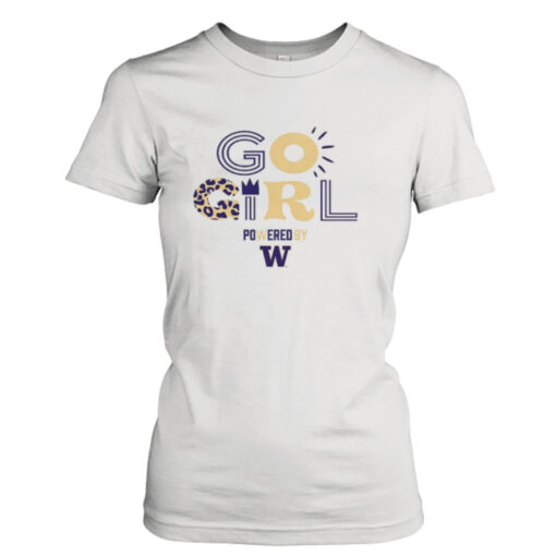 Washington Huskies Gameday PoweredBy Go Girl  T-Shirt Hoodies